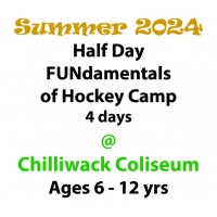 Half Day FUNdamentals of Hockey Camp - Chilliwack Coliseum - Summer Camp 2024